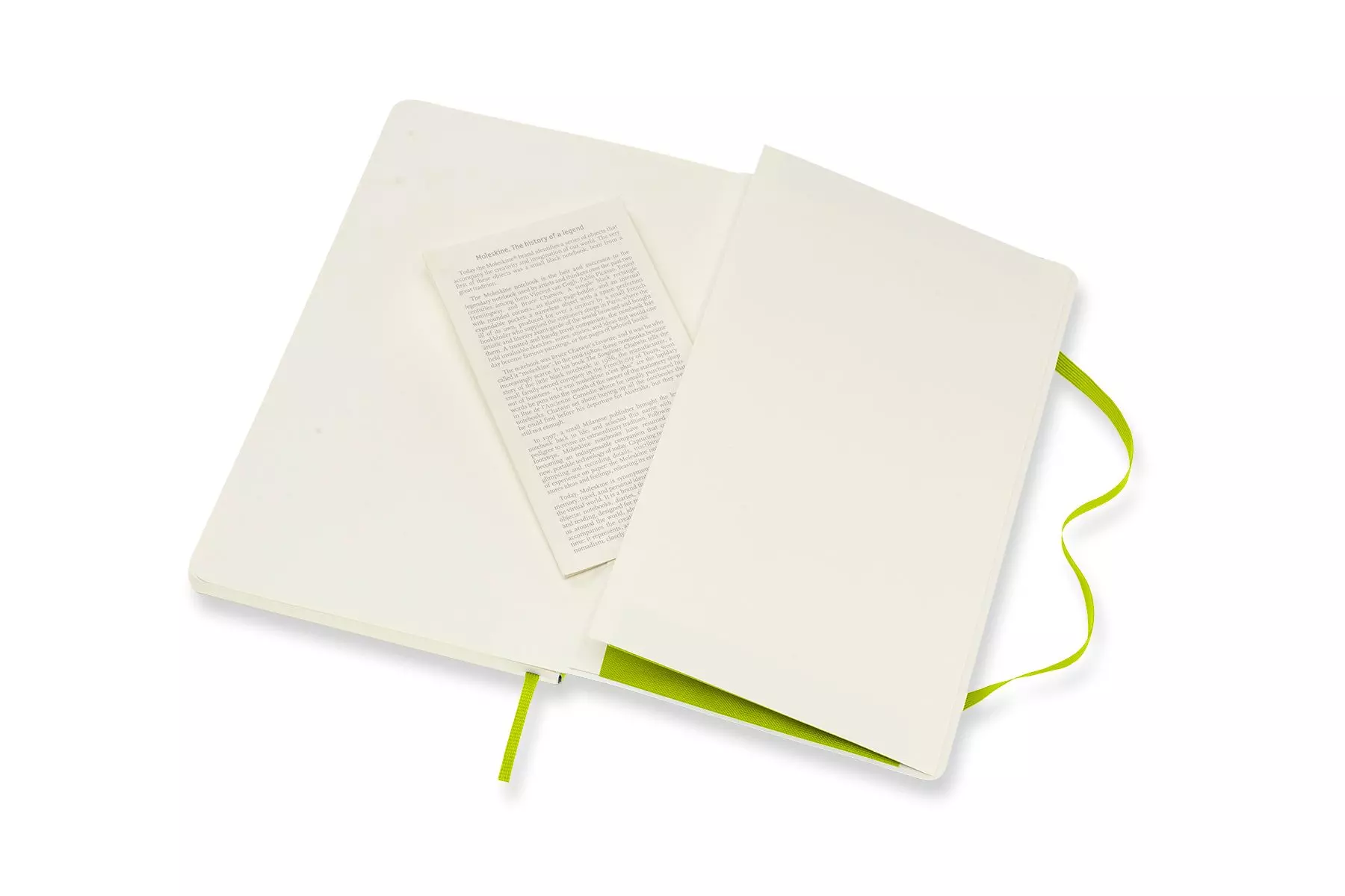 Een Moleskine Ruled Soft Cover Notebook Large Lemon Green koop je bij Moleskine.nl